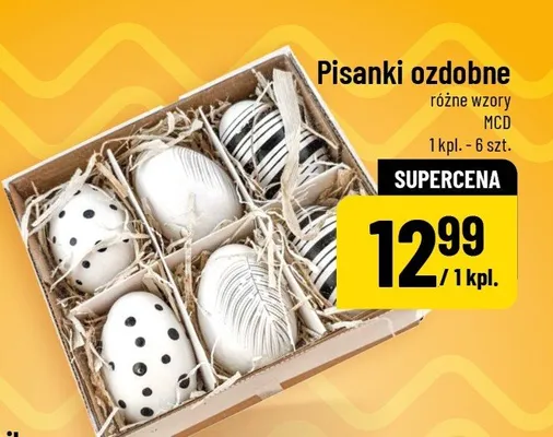 Pisanki ozdobne różne wzory promocja w POLOmarket