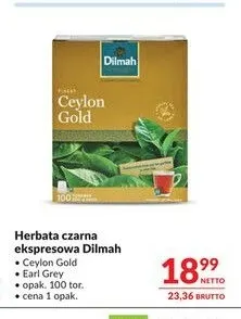 Herbata czarna ekspresowa Dilmah Ceylon Gold promocja w Makro