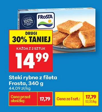 Steki rybne z fileta Frosta promocja w Biedronka