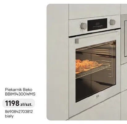 Piekarnik Beko BBIM14300WMS biały promocja w Castorama