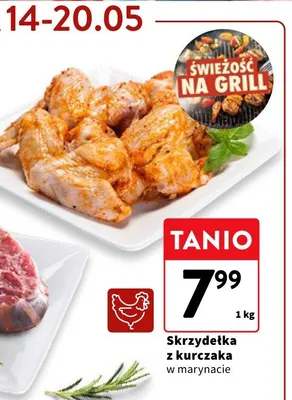 Skrzydełka z kurczaka w marynacie promocja w Intermarche