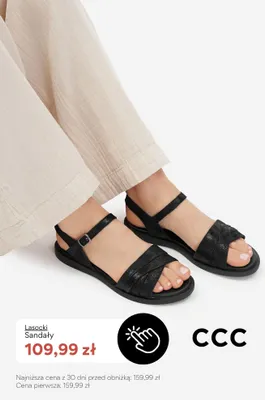 Sandały damskie Lasocki promocja w CCC