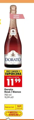 Wino musujące Dorato Bianco promocja w Biedronka