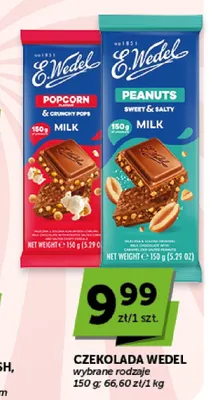 Czekolada mleczna E.Wedel Peanuts Sweet & Salty promocja w Euro Sklep