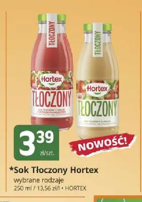 Sok tłoczony Hortex promocja w Marketvita