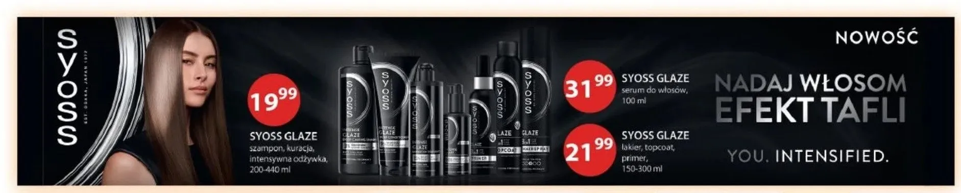 Topcoat do włosów Syoss Glaze promocja w Drogerie Laboo