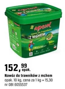 Nawóz do trawników z mchem promocja w OBI