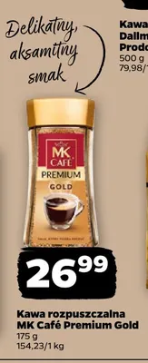 Kawa rozpuszczalna MK Café Premium Gold promocja w Netto