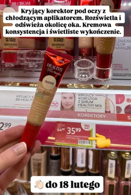 Kryjący korektor Healthy Mix promocja w Rossmann