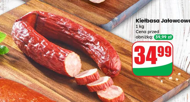 Kiełbasa biała promocja w Dino