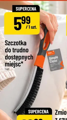 Szczotka do trudno dostępnych miejsc promocja w POLOmarket