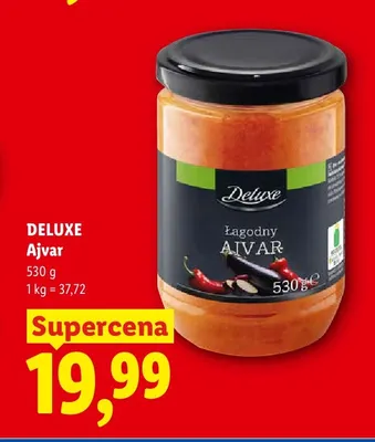 Ajvar łagodny Deluxe promocja w Lidl
