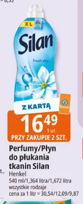 Płyn do płukania tkanin Silan promocja w Leclerc