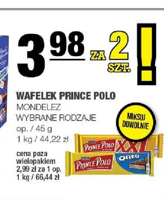 Wafelek Prince Polo Classic XXL promocja w SPAR