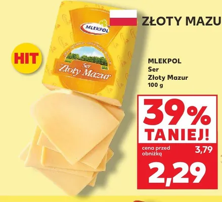 Ser jantar Mlekpol promocja w Kaufland