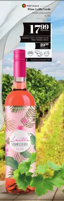 Wino różowe Leilla Verde półwytrawne promocja w POLOmarket