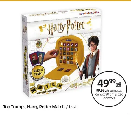 Gra Top Trumps Harry Potter Match promocja w Empik