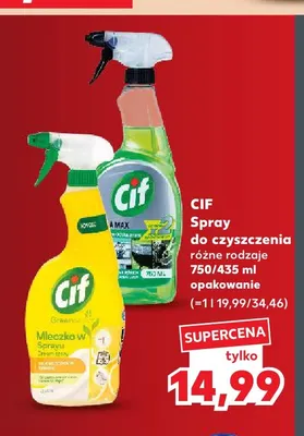 Spray do czyszczenia Lemon Cif promocja w Kaufland