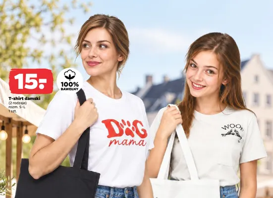 T-shirt damski promocja w Netto
