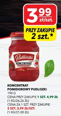 Koncentrat pomidorowy promocja w Top Market