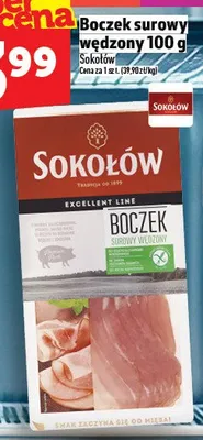 Boczek surowy wędzony promocja w TOPAZ