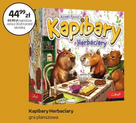 Gra planszowa Kapibary Herbaciary promocja w Empik