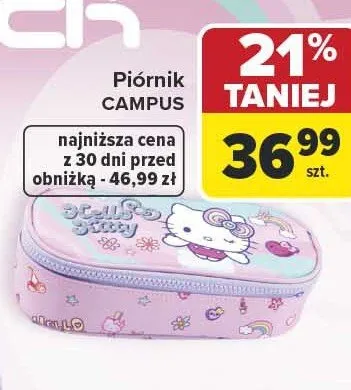 Piórnik CoolPack Campus Hello Kitty promocja w Carrefour
