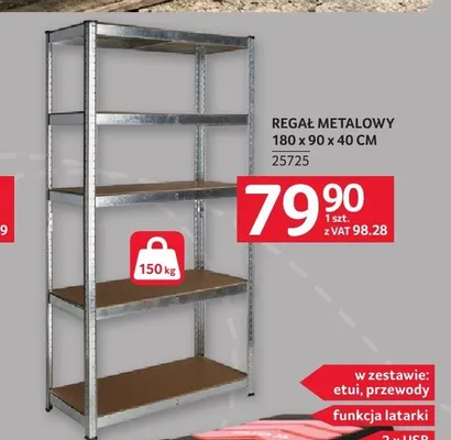 Regał metalowy promocja w Selgros