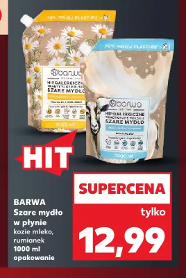 Szare mydło w płynie kozie mleko Barwa promocja w Kaufland