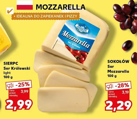 Ser Mozzarella promocja w Kaufland