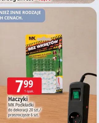 Haczyki MK Podkładki promocja w Leclerc
