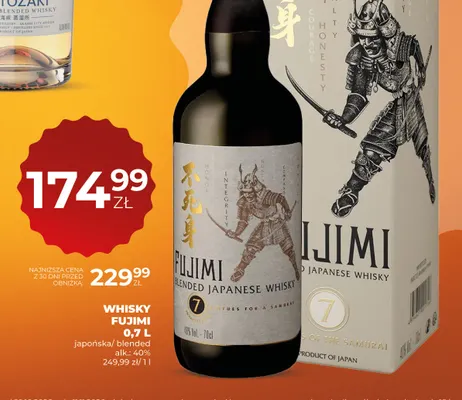Whisky Fujimi promocja w Duży Ben