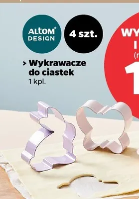 Wykrawacze do ciastek 4 szt. promocja w Netto