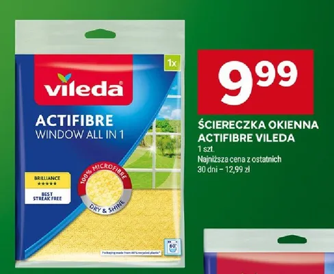 Ściereczka okienna Actifibre Window All In 1 promocja w Stokrotka