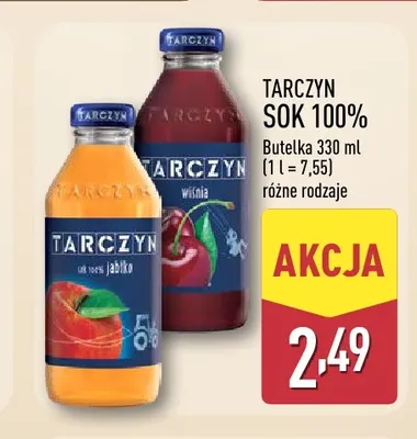 Sok Tarczyn 100% promocja w Aldi