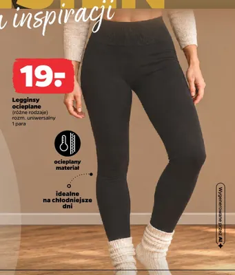 Legginsy ocieplane promocja w Netto