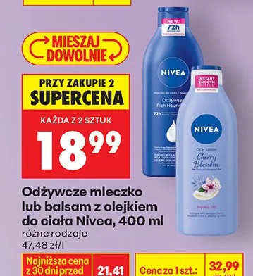 Balsam do ciała z olejkiem promocja w Biedronka