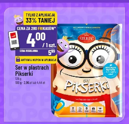 Ser w plastrach Pikserki Sierpc promocja w POLOmarket