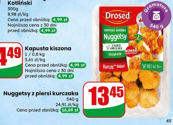 Kapusta kiszona Stan promocja w Dino