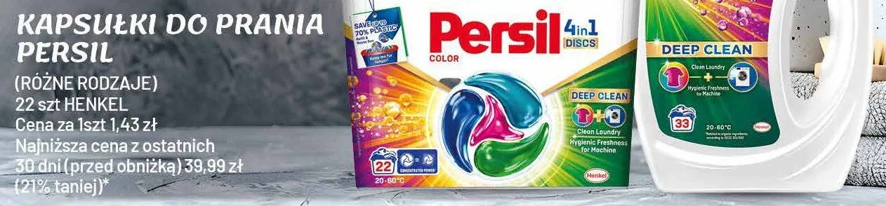 Kapsułki do prania uniwersalne promocja w Arhelan