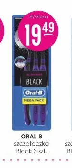Szczoteczka do zębów Black Oral-B 3-pak promocja w Drogerie Jasmin