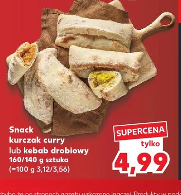 Snack kurczak curry promocja w Kaufland