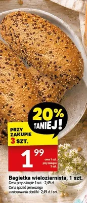 Bagietka wieloziarnista Białecki promocja w Twój Market