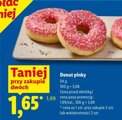 Donut pinky promocja w Lidl
