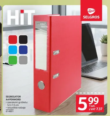 Segregator A4 Penword promocja w Selgros