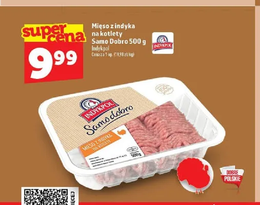 Mięso z indyka na kotlety Samo Dobro Indykpol promocja w TOPAZ