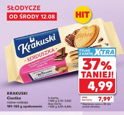 Ciastka Serduszka Krakuski promocja w Kaufland
