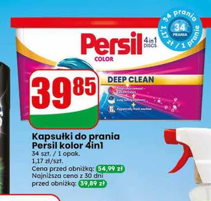 Kapsułki do prania Persil kolor 4in1 promocja w Dino