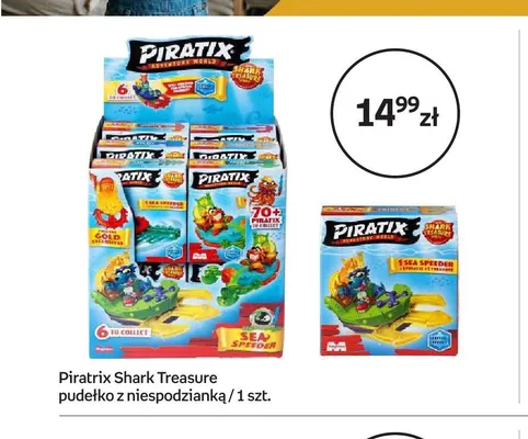 Pudełko z niespodzianką Piratix Shark Treasure promocja w Empik