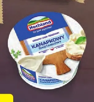 Ser twarogowy kanapkowy śmietankowy Hochland promocja w Intermarche